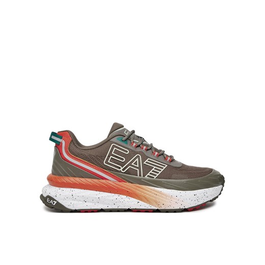 Sneakersy EA7 Emporio Armani X8X177 XK381 U044 Brązowy ze sklepu eobuwie.pl w kategorii Buty sportowe męskie - zdjęcie 182095559