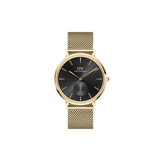 Zegarek Daniel Wellington Classic Multi-Eye Evergold Onyx DW00100713 Złoty ze sklepu eobuwie.pl w kategorii Zegarki - zdjęcie 182095615