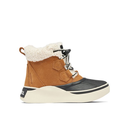 Śniegowce Sorel Youth Out N About™ Iv Chillz Wp 2101321243 Brązowy ze sklepu eobuwie.pl w kategorii Buty zimowe dziecięce - zdjęcie 182095685