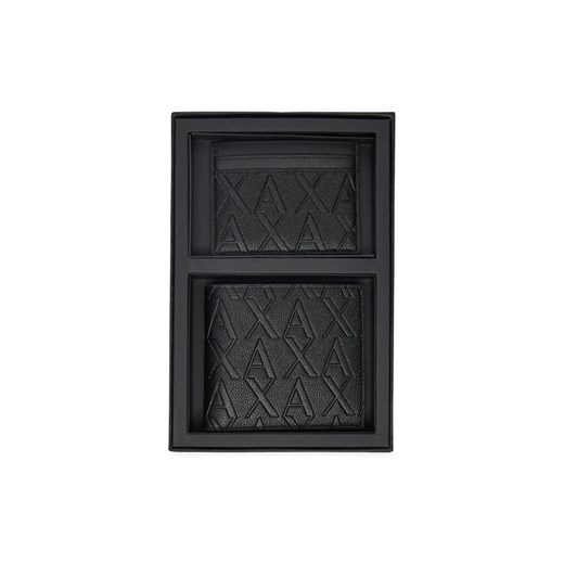 Zestaw portfel i etui na karty Armani Exchange XM001273 AF12133 UC001 Czarny ze sklepu eobuwie.pl w kategorii Portfele męskie - zdjęcie 182095686