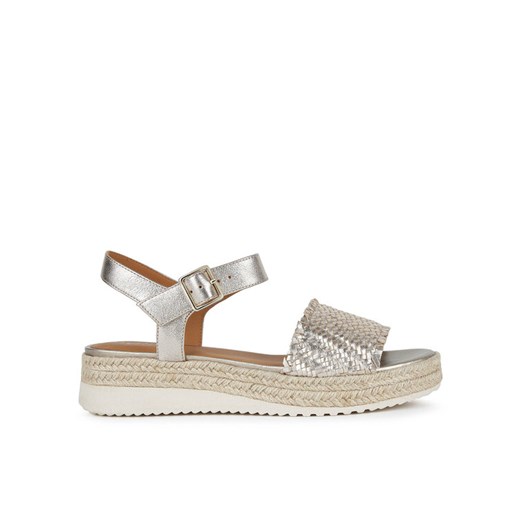 Espadryle Geox D Eolie D25SRF 0CF6E CB500 Złoty ze sklepu eobuwie.pl w kategorii Espadryle damskie - zdjęcie 182095689
