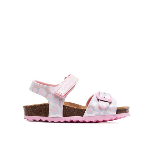Sandały Geox B Sandal Chalki Girl B922RA 000NF C8868 M Różowy ze sklepu eobuwie.pl w kategorii Sandały dziecięce - zdjęcie 182095726