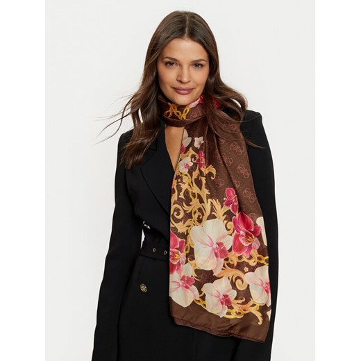 Chusta Guess AW5272 SIL13 Brązowy ze sklepu eobuwie.pl w kategorii Szaliki i chusty damskie - zdjęcie 182095736