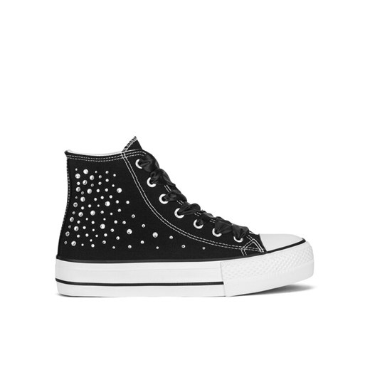 Trampki DeeZee WFA2791-2 Czarny ze sklepu eobuwie.pl w kategorii Trampki damskie - zdjęcie 182095769