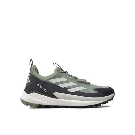 Sneakersy adidas Terrex Free Hiker 2.0 Low GORE-TEX Hiking IE5103 Zielony ze sklepu eobuwie.pl w kategorii Buty trekkingowe męskie - zdjęcie 182095905