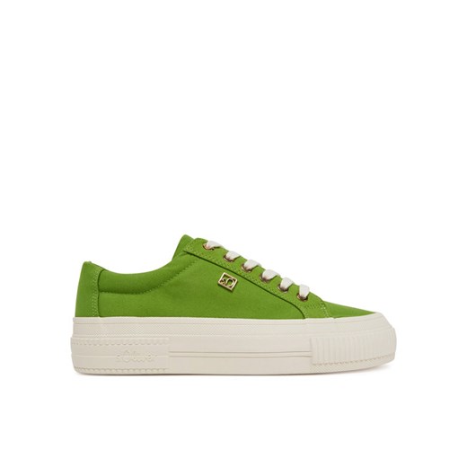 Sneakersy s.Oliver 5-23625-44 Zielony ze sklepu eobuwie.pl w kategorii Buty sportowe damskie - zdjęcie 182095946