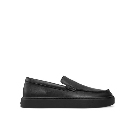 Półbuty Calvin Klein Moccasin Lth HM0HM01793 Czarny ze sklepu eobuwie.pl w kategorii Półbuty męskie - zdjęcie 182096088