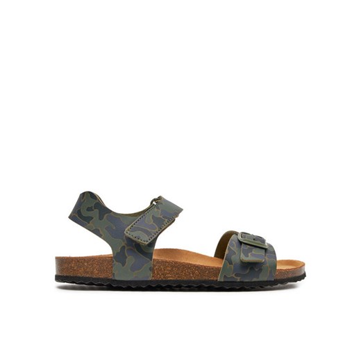 Sandały Geox J Ghita Boy J028LB 00004 C0837 D Khaki ze sklepu eobuwie.pl w kategorii Sandały dziecięce - zdjęcie 182096185