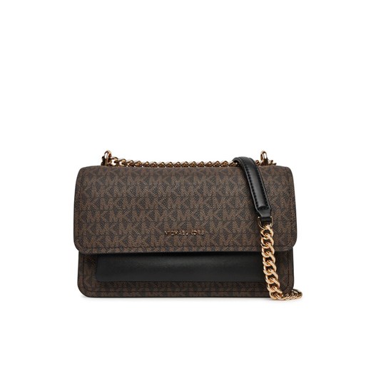 Torebka MICHAEL Michael Kors Claire 30R5GC7L3B Brązowy ze sklepu eobuwie.pl w kategorii Kopertówki - zdjęcie 182096255