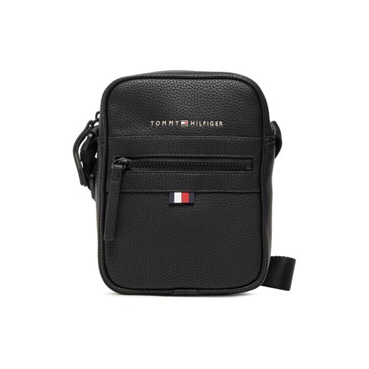 Saszetka Tommy Hilfiger Essential Pu Mini Reporter AM0AM09504 Czarny ze sklepu eobuwie.pl w kategorii Torby męskie - zdjęcie 182096306