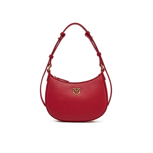 Torebka PINKO Half Moon Baby AI 24-25 PLTT 103538 A0F1 Czerwony ze sklepu eobuwie.pl w kategorii Torebki damskie - zdjęcie 182096309