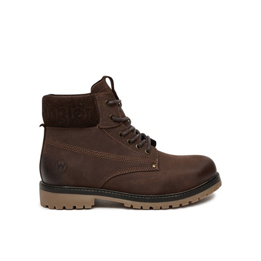 Trapery Wrangler Arch Men High 20243041.IKU Brązowy ze sklepu eobuwie.pl w kategorii Buty zimowe męskie - zdjęcie 182096339