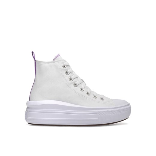 Trampki Converse CHUCK TAYLOR ALL STAR MOVE PLATFORM A03667C Biały ze sklepu eobuwie.pl w kategorii Trampki dziecięce - zdjęcie 182096386