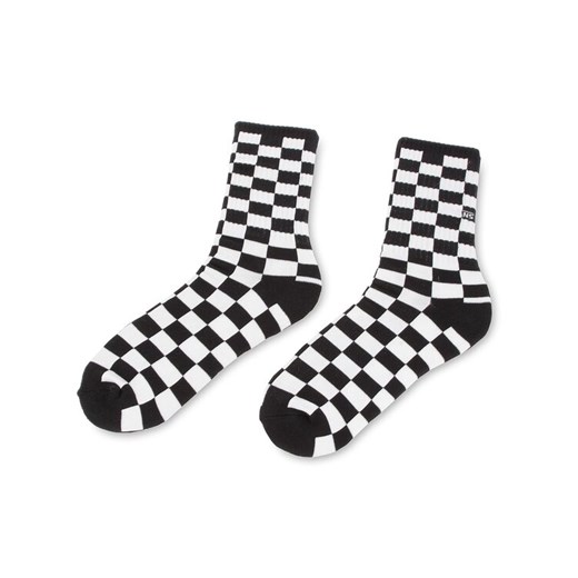 Skarpety Wysokie Męskie Vans Checkerboard Crew VN0A3H3OHU0 Czarny ze sklepu eobuwie.pl w kategorii Skarpetki damskie - zdjęcie 182096399