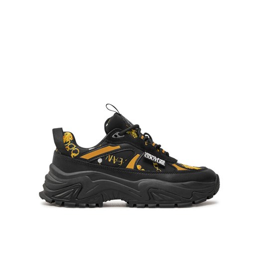Sneakersy Versace Jeans Couture 77VA3SVG ZP321 Czarny ze sklepu eobuwie.pl w kategorii Buty sportowe damskie - zdjęcie 182096578