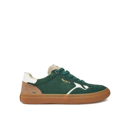 Sneakersy Pepe Jeans PMS31058 Zielony ze sklepu eobuwie.pl w kategorii Buty sportowe męskie - zdjęcie 182096626