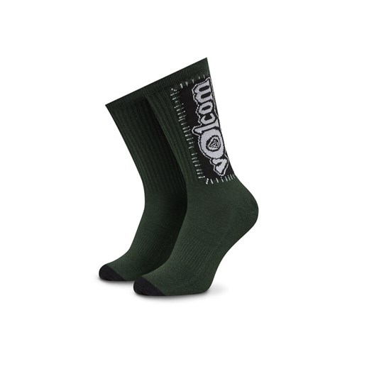 Skarpety wysokie unisex Volcom Ent D6312502 Zielony ze sklepu eobuwie.pl w kategorii Skarpetki męskie - zdjęcie 182096656