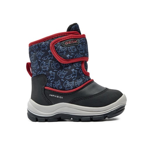 Śniegowce Geox B Flanfil Boy B Abx B263VE 0BCMN C0048 M Czarny ze sklepu eobuwie.pl w kategorii Buty zimowe dziecięce - zdjęcie 182096657