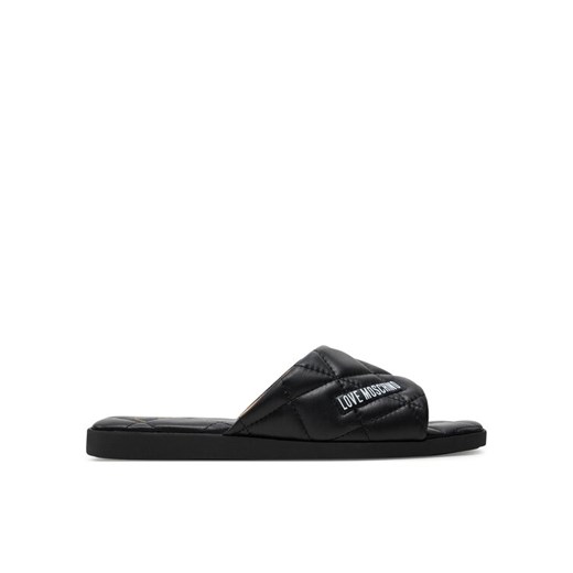 Klapki LOVE MOSCHINO JA28072G1IIE0000 Czarny ze sklepu eobuwie.pl w kategorii Klapki damskie - zdjęcie 182096675