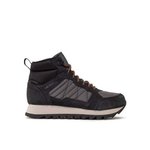 Sneakersy Merrell Alpine Sneaker Mid Plr Wp 2 J004289 Czarny ze sklepu eobuwie.pl w kategorii Buty zimowe męskie - zdjęcie 182096696