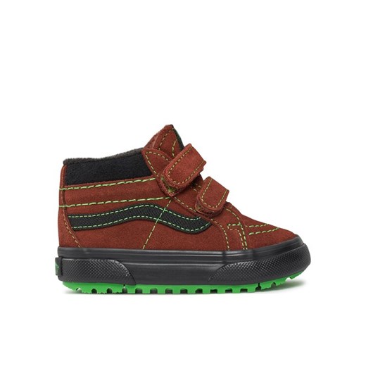 Trzewiki Vans Sk8-Mid Reissue V Mte-1 VN0A5KRNLNN1 Brązowy ze sklepu eobuwie.pl w kategorii Buciki niemowlęce - zdjęcie 182096705