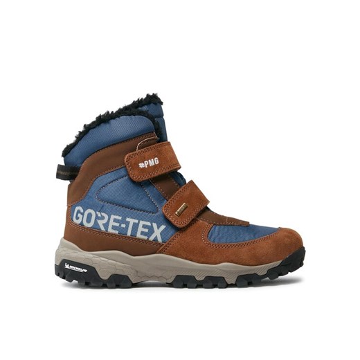 Kozaki Primigi GORE-TEX 4924111 D Brązowy ze sklepu eobuwie.pl w kategorii Buty zimowe dziecięce - zdjęcie 182096717