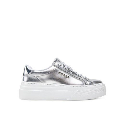 Sneakersy Guess FLJMRI LEL12 Srebrny ze sklepu eobuwie.pl w kategorii Buty sportowe damskie - zdjęcie 182096906