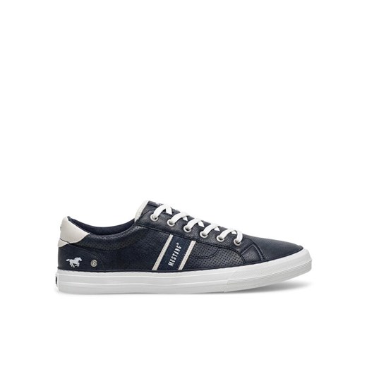 Sneakersy Mustang 4180-308 Granatowy ze sklepu eobuwie.pl w kategorii Trampki męskie - zdjęcie 182096999