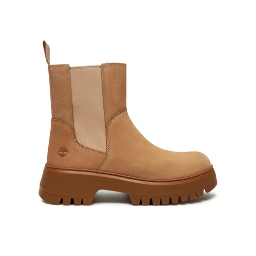 Sztyblety Timberland Mid Pull On Boot TB0A6FCHEN71 Beżowy ze sklepu eobuwie.pl w kategorii Botki - zdjęcie 182097038
