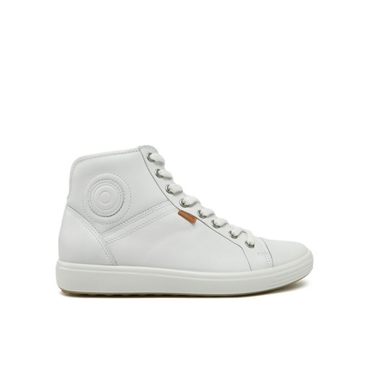 Sneakersy ECCO Soft 7 Ladies 430023 01007 Biały ze sklepu eobuwie.pl w kategorii Trampki damskie - zdjęcie 182097068