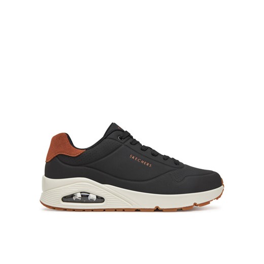 Sneakersy Skechers Uno - Suited On Air 183004/BLK Czarny ze sklepu eobuwie.pl w kategorii Buty sportowe męskie - zdjęcie 182097099