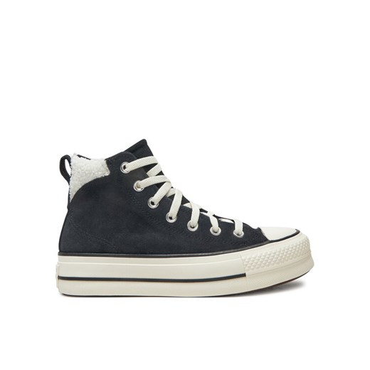Trampki Converse Chuck Taylor All Star Puff Lift A09377C Czarny ze sklepu eobuwie.pl w kategorii Trampki damskie - zdjęcie 182097106