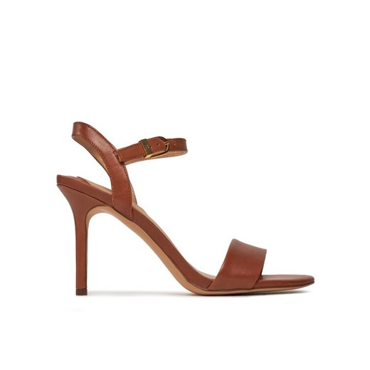 Sandały LAUREN RALPH LAUREN 802940588002 Brązowy ze sklepu eobuwie.pl w kategorii Sandały damskie - zdjęcie 182097126
