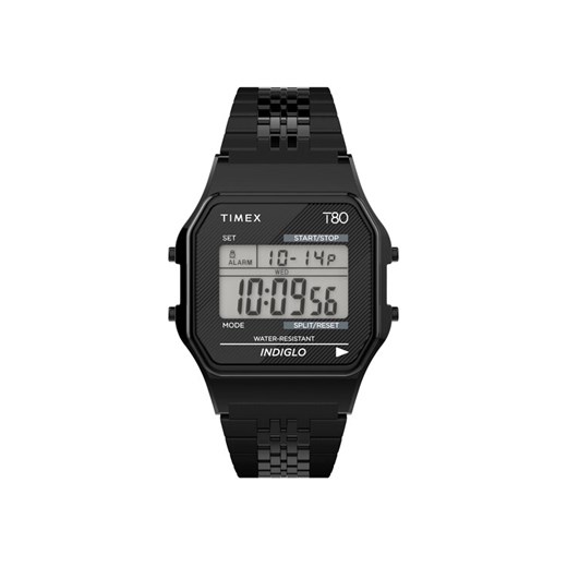 Zegarek Timex T80 TW2R79400 Czarny ze sklepu eobuwie.pl w kategorii Zegarki - zdjęcie 182097137