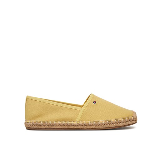 Espadryle Tommy Hilfiger Flag Canvas Espadrille FW0FW08541 Żółty ze sklepu eobuwie.pl w kategorii Espadryle damskie - zdjęcie 182097218