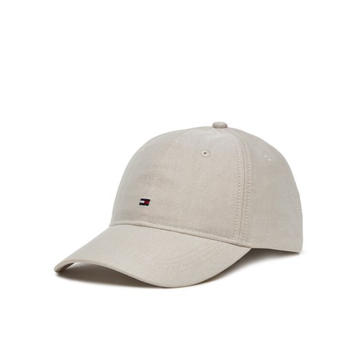 Czapka z daszkiem Tommy Hilfiger Th Flag Oxford 6 Panel Cap AM0AM13160 Beżowy ze sklepu eobuwie.pl w kategorii Czapki z daszkiem męskie - zdjęcie 182097267