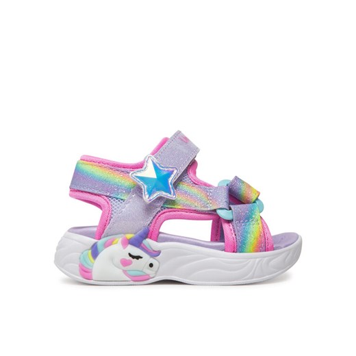 Sandały Skechers Unicorn Dreams Sandal-Dreamy Unicorns 303107N/LVMT Fioletowy ze sklepu eobuwie.pl w kategorii Sandały dziecięce - zdjęcie 182097279