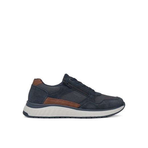 Sneakersy Rieker B0601-14 Granatowy ze sklepu eobuwie.pl w kategorii Buty sportowe męskie - zdjęcie 182097327