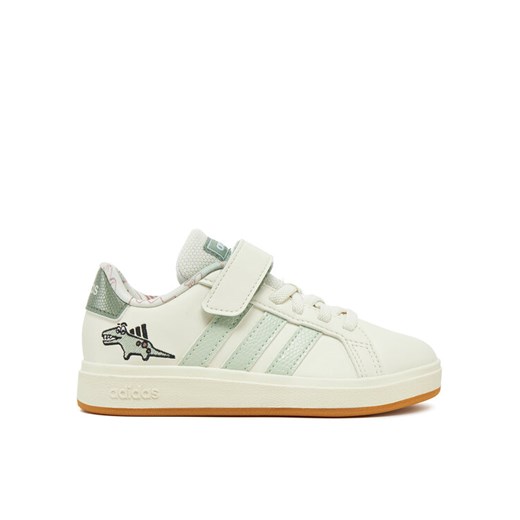 Sneakersy adidas Dino Grand Court 2.0 JI3896 Biały ze sklepu eobuwie.pl w kategorii Buty sportowe dziecięce - zdjęcie 182097398
