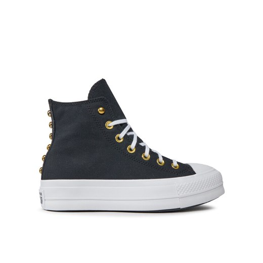 Trampki Converse Chuck Taylor All Star Lift Platform Star Studded A05453C Czarny ze sklepu eobuwie.pl w kategorii Trampki damskie - zdjęcie 182097435