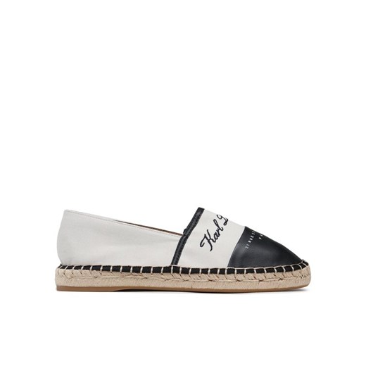 Espadryle KARL LAGERFELD KL80123 Écru ze sklepu eobuwie.pl w kategorii Espadryle damskie - zdjęcie 182097468