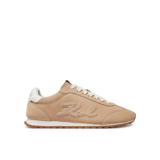Sneakersy KARL LAGERFELD Venus KL65912 Beżowy ze sklepu eobuwie.pl w kategorii Buty sportowe damskie - zdjęcie 182097549