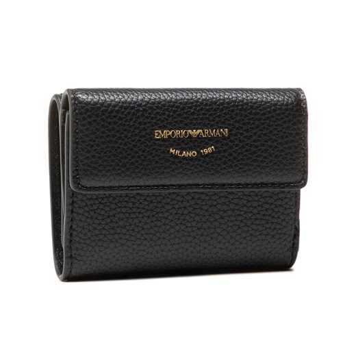 Mały Portfel Damski Emporio Armani Y3H215 YFW9B 80001 Czarny ze sklepu eobuwie.pl w kategorii Portfele damskie - zdjęcie 182097617