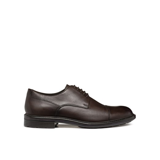 Półbuty Geox U Walk Pleasure U46CGF 00039 C6009 Brązowy ze sklepu eobuwie.pl w kategorii Buty eleganckie męskie - zdjęcie 182097635