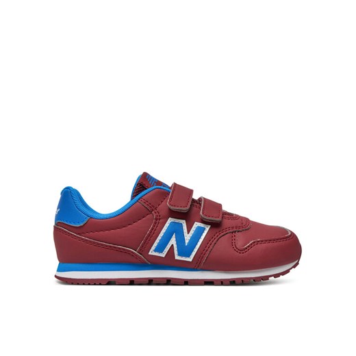 Sneakersy New Balance PV500CMB Czerwony ze sklepu eobuwie.pl w kategorii Buty sportowe dziecięce - zdjęcie 182097666