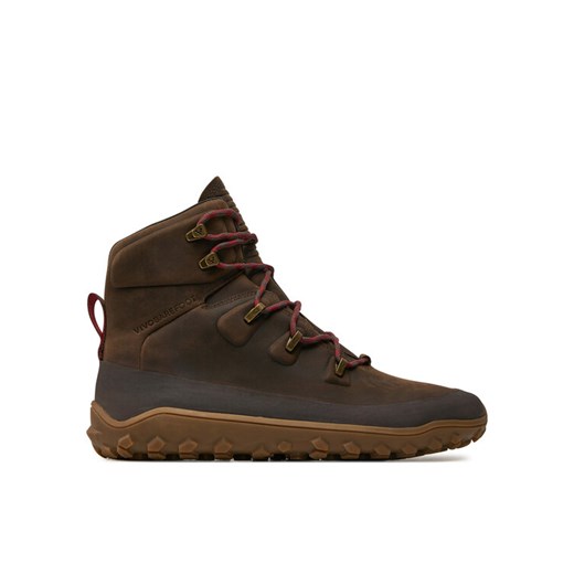 Sneakersy Vivo Barefoot Tracker Leather AT 309533 Brązowy ze sklepu eobuwie.pl w kategorii Buty sportowe męskie - zdjęcie 182097709