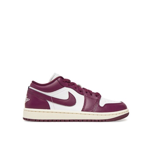 Sneakersy Nike Air Jordan 1 Low DC0774 161 Bordowy ze sklepu eobuwie.pl w kategorii Buty sportowe damskie - zdjęcie 182097719
