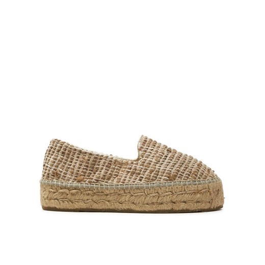 Espadryle Manebi Yucatan Double Sole Espadrilles G 1.2 D0 Beżowy ze sklepu eobuwie.pl w kategorii Espadryle damskie - zdjęcie 182097725