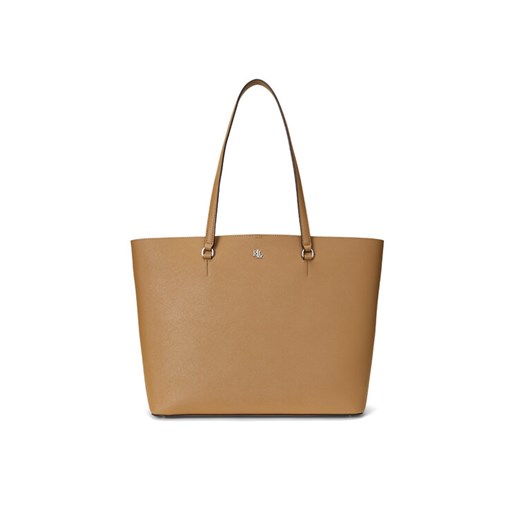 Torebka LAUREN RALPH LAUREN 431911655021 Brązowy ze sklepu eobuwie.pl w kategorii Torby Shopper bag - zdjęcie 182097765
