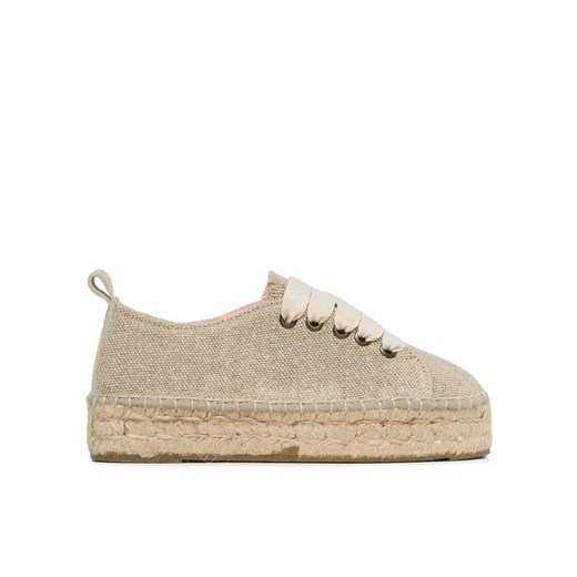 Espadryle Manebi Lace-Up Espadrilles O 7.1 E0 Beżowy Manebi 35 eobuwie.pl